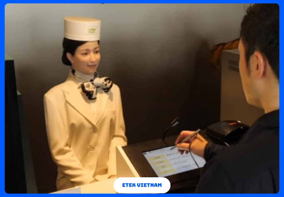 ROBOT LỄ TÂN HÌNH NGƯỜI