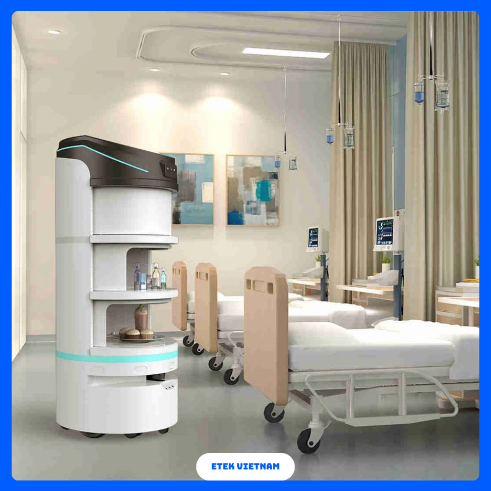 6 BƯỚC TRIỂN KHAI ROBOT GIAO THỨC ĂN TRONG HỆ THỐNG BỆNH VIỆN THÔNG MINH